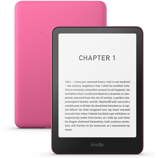 Amazon Kindle Paperwhite (2024) 7 inch 16GB Touch Backlit eBook Reader - Raspberry (Pink)