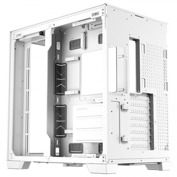 Antec C8 Dual Chamber Tempered Glass Mid-Tower Computer Gaming Case White