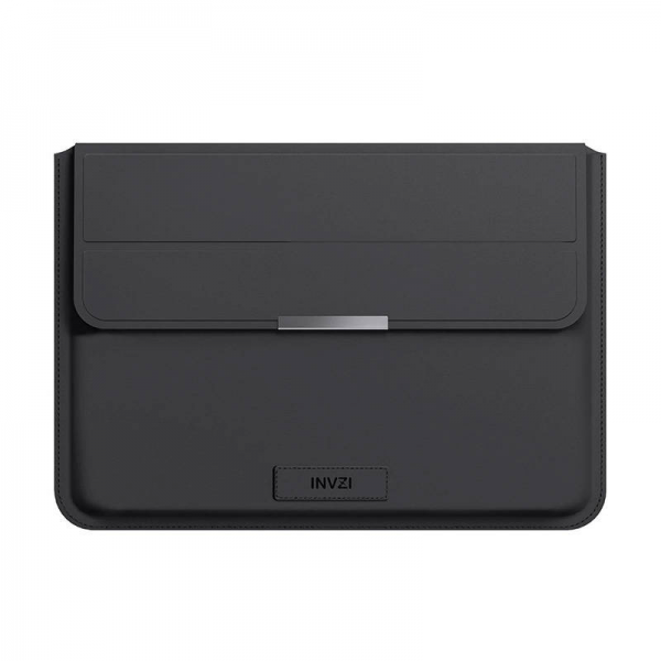 INVZI Leather Case & Cover with Stand for MacBook Pro/Air 15 inch and 16 inch Black
