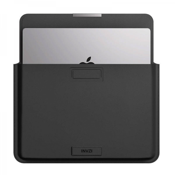 INVZI Leather Case & Cover with Stand for MacBook Pro/Air 15 inch and 16 inch Black