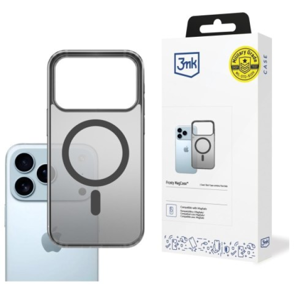 3MK Frosty MagCase iPhone 17 Pro Black