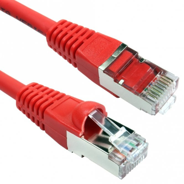 Cat6a Network Patch Cable 2m Red