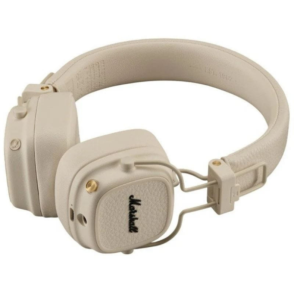 Marshall Major V Wireless On-Ear Headphones with Microphone - Cream