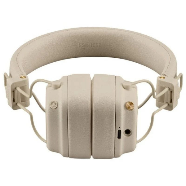 Marshall Major V Wireless On-Ear Headphones with Microphone - Cream