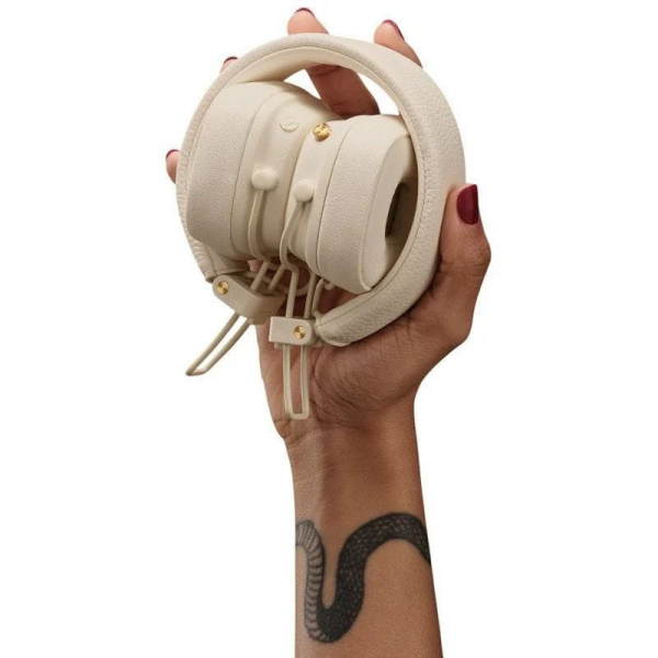 Marshall Major V Wireless On-Ear Headphones with Microphone - Cream