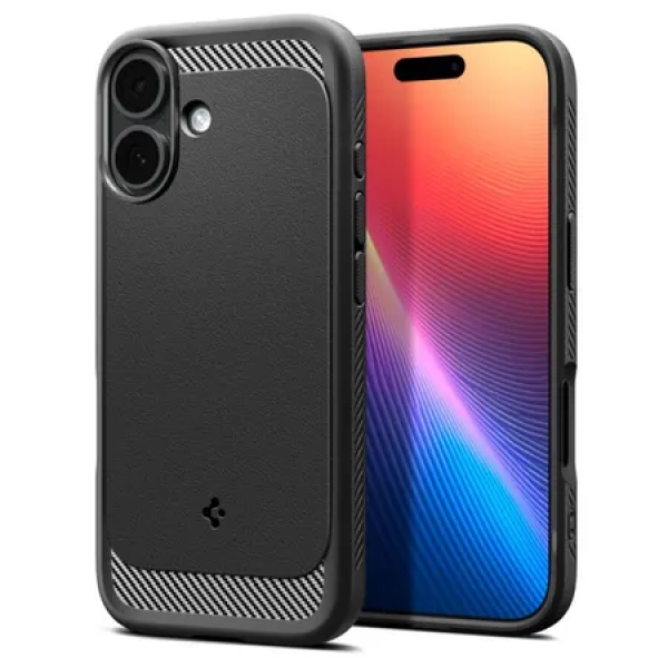 Spigen Rugged Armor iPhone 17 Matte Black