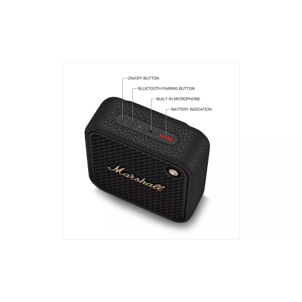 Marshall Willen II Wireless Speaker Black & Brass