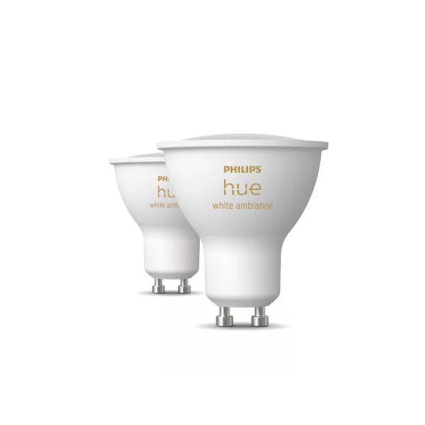 Philips Hue White Ambiance 4.2W GU10 2-pack