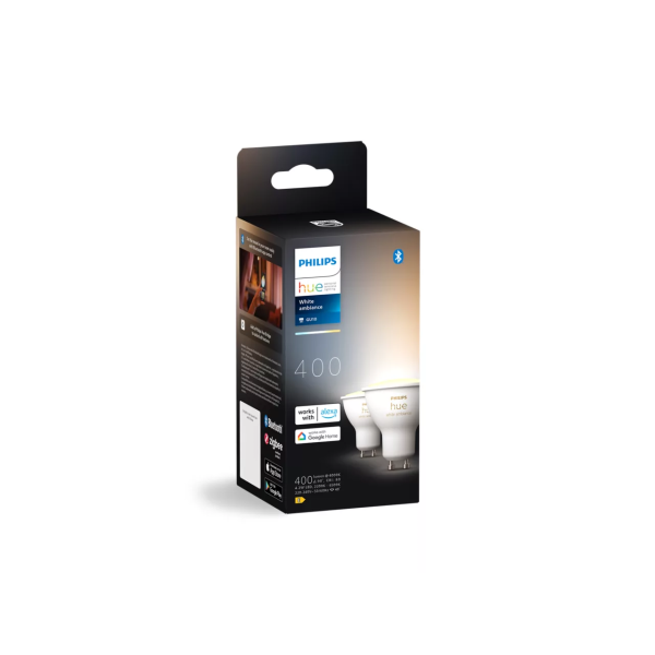 Philips Hue White Ambiance 4.2W GU10 2-pack