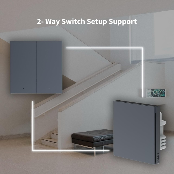 Aqara Smart Wall Switch H1 Single Rocker wo/Neutral Grey