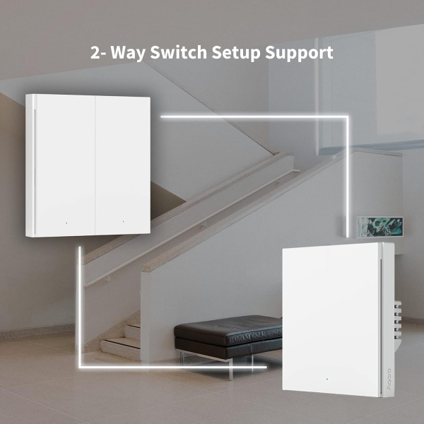 Aqara Smart Wall Switch H1 Single Rocker w/Neutral White
