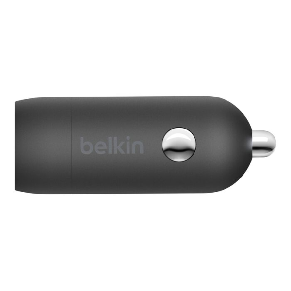 Belkin BoostCharge 30W USB-C Car Charger + USB-C Cable Black