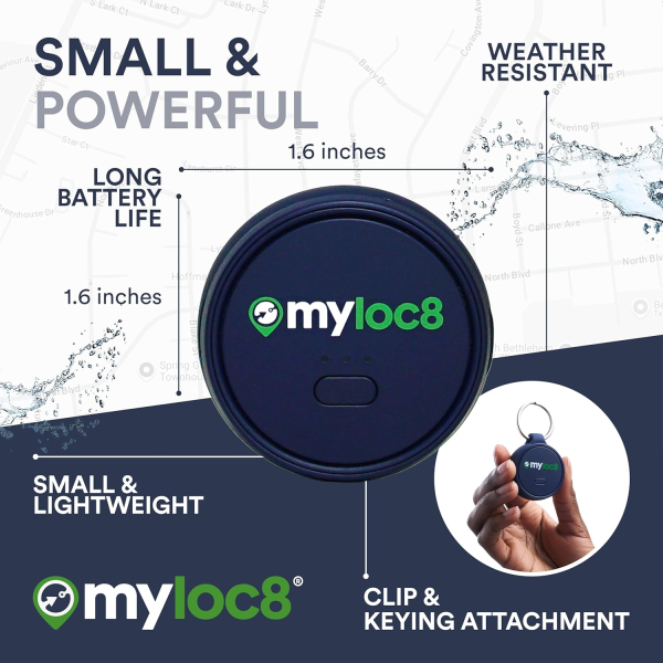 Myloc8 Halo Compact Tracker + 2 years subscription