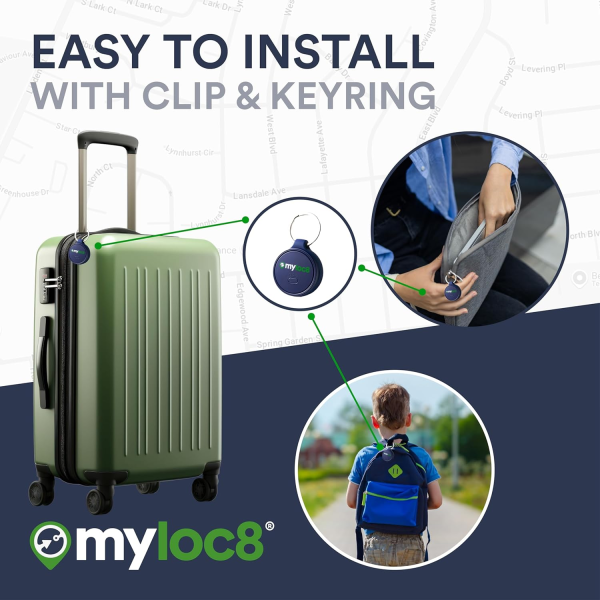 Myloc8 Halo Compact Tracker + 2 years subscription
