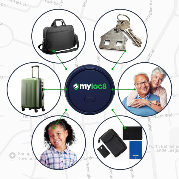 Myloc8 Halo Compact Tracker + 2 years subscription