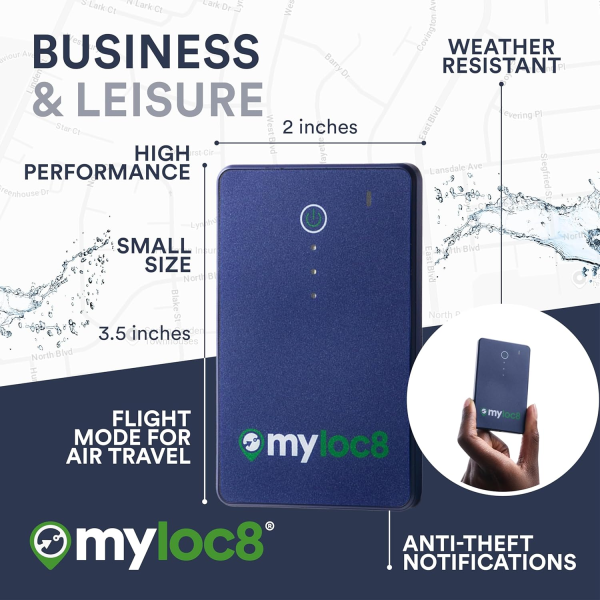 Myloc8 Edge Slim Tracker (subscription needed)