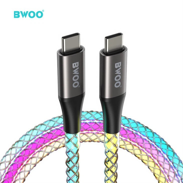BWOO RGB 1M USB-C to USB-C Cable