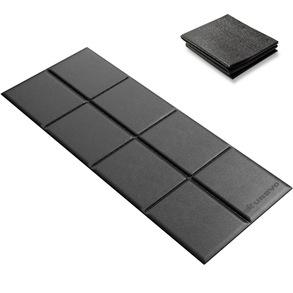 Urevo Fitness Equipment Mat 160cm x 65cm Black