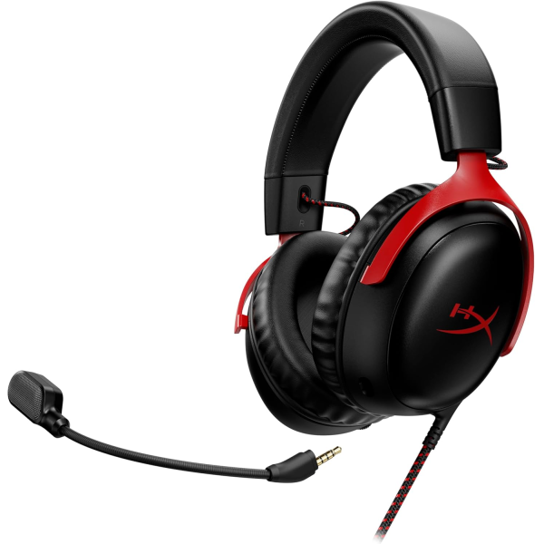 HyperX Headset Cloud III Gaming Headset Black/Red