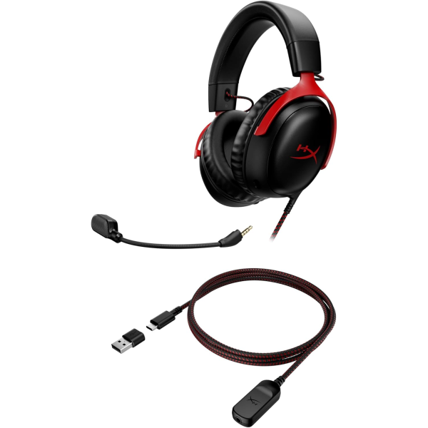 HyperX Headset Cloud III Gaming Headset Black/Red