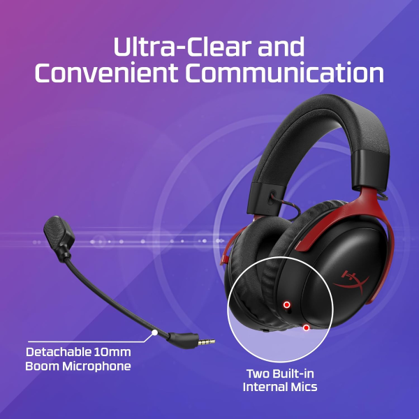 HyperX Headset Cloud III S Wireless Gaming Headset Black