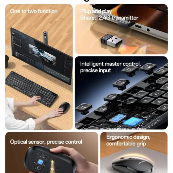 Yesido KB42 - Mouse and keyboard functions