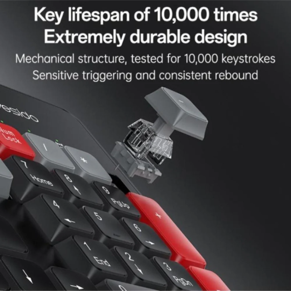 Yesido KB42 - Key lifespan of 10,000 times