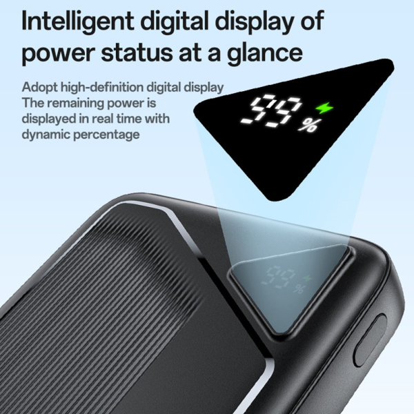 Yesido YP84 10000mAh 22.5W Powerbank with Retractable Cables