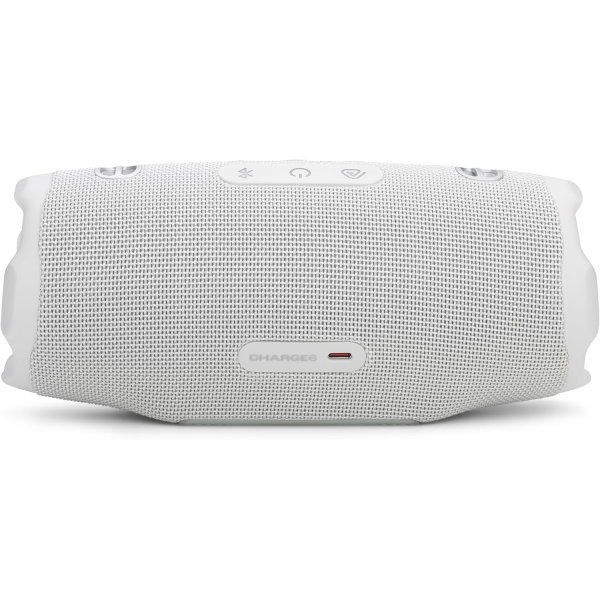 JBL Charge 6 Bluetooth Wireless Portable Speaker White