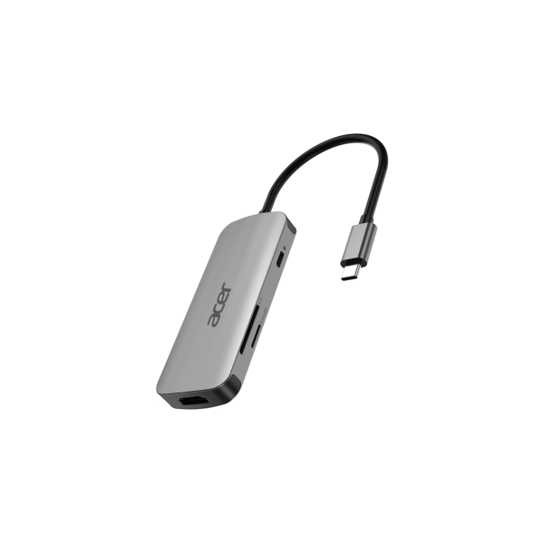 Acer 7-in-1 USB-C Docking Station (HDMI, USB-C, 3xUSB-A, SD/mSD, PD)