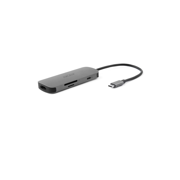 Acer 7-in-1 USB-C Docking Station (HDMI, USB-C, 3xUSB-A, SD/mSD, PD)