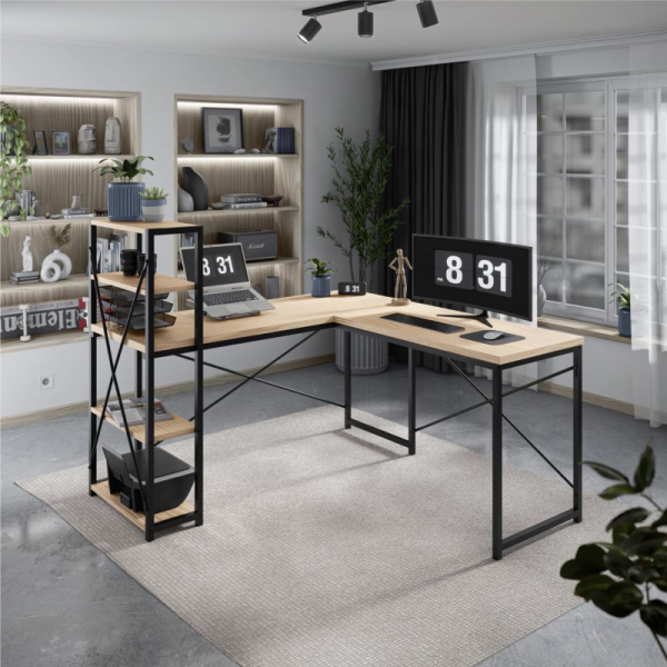 Mark Adler 145cm Corner Desk Oak