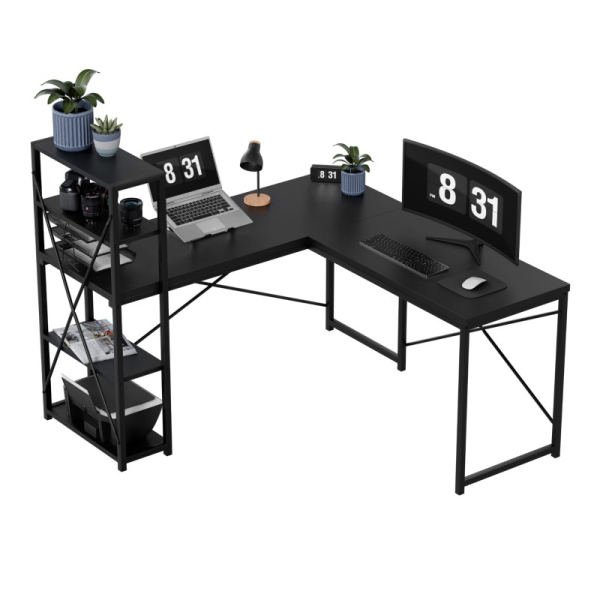 Mark Adler 145cm Corner Desk Black