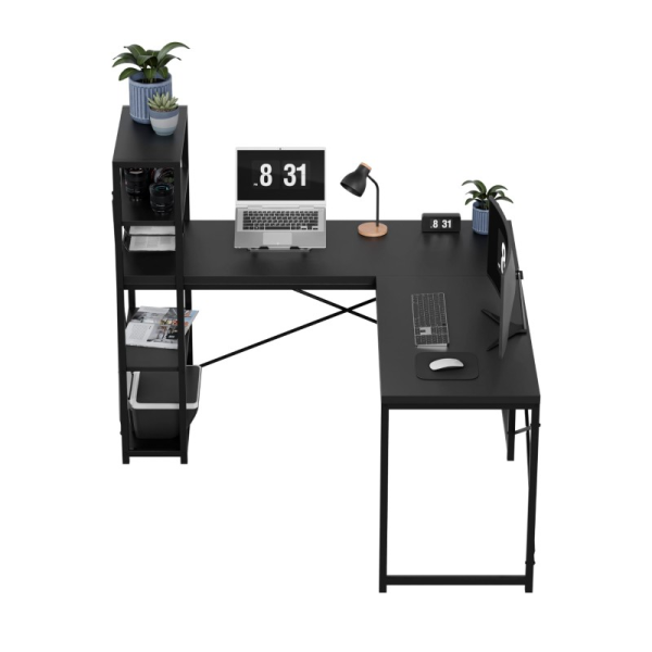 Mark Adler 145cm Corner Desk Black