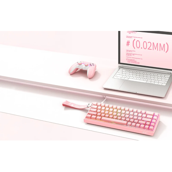 Onikuma G69 Mechanical Keyboard Pink