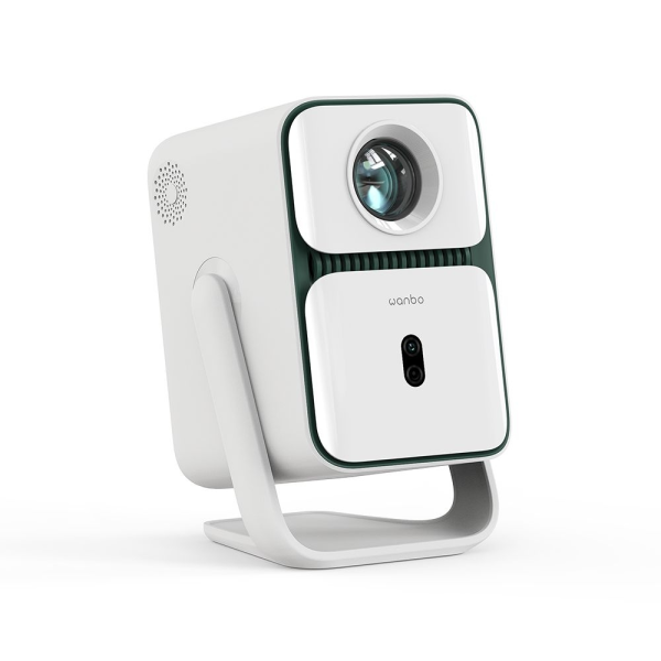 Wanbo T2 Ultra Portable Full HD 1080P, Android TV 11 with 120 Degree Mount Projector White