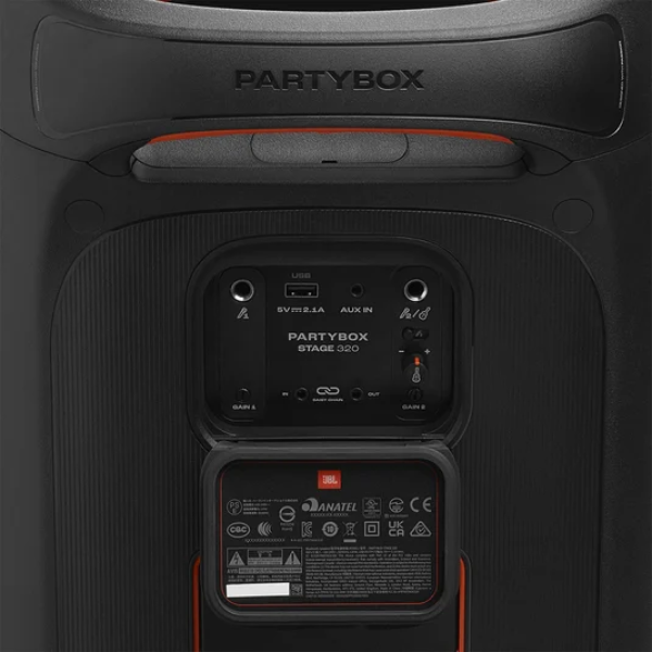 JBL PartyBox Stage 320 Portable Party Speaker Black