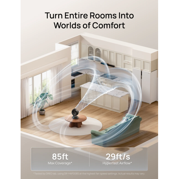 Dreo 565S Turbopoly Fan: Turn Entire Rooms Into Worlds of Comfort