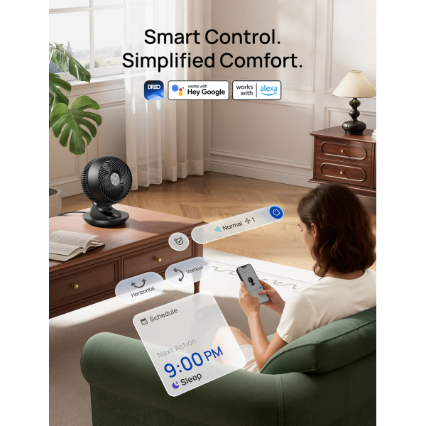 Dreo 565S Turbopoly Fan: Smart Control. Simplified Comfort.