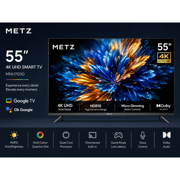 Metz 55 inch UHD Smart Google MiniLED TV