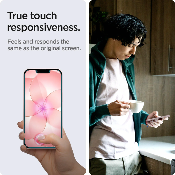 Spigen GLAS.tR EZ Fit Tempered Glass Screen Protector for iPhone 17e (2-pk)