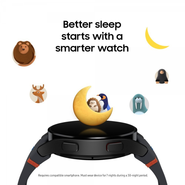 Samsung Galaxy Watch FE Bluetooth Smartwatch 40mm - Silver with Blue Band