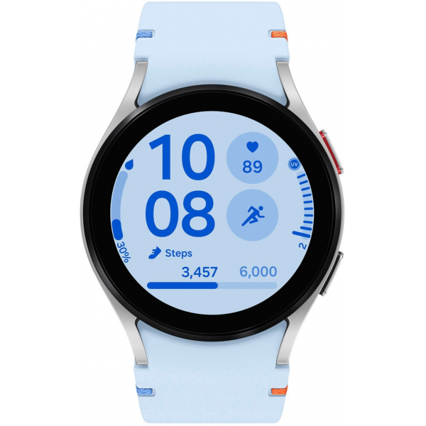 Samsung Galaxy Watch FE Bluetooth Smartwatch 40mm - Silver with Blue Band