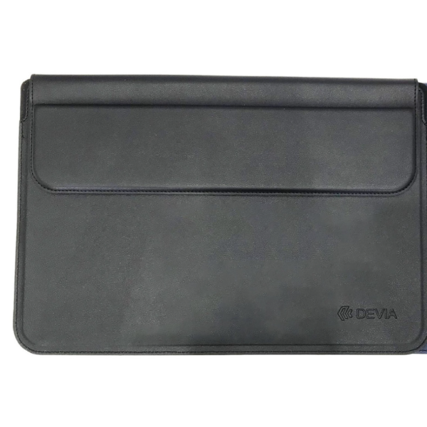Devia 13.3'' Waterproof Leather Black Laptop/MacBook Sleeve