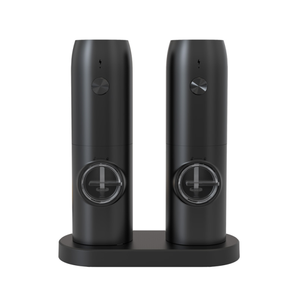 Salt & Pepper Rechargeable Grinder Set Black
