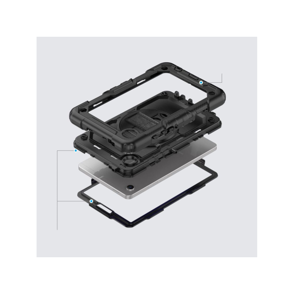 showing the different levels of the case itself