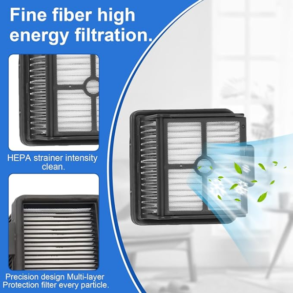 Dreame Brush Roller & HEPA Filter for H11/ H12 Core/ H11 Max showcasing the filter