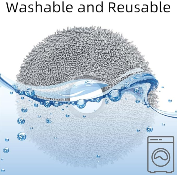 showing how washable and reusable the product is