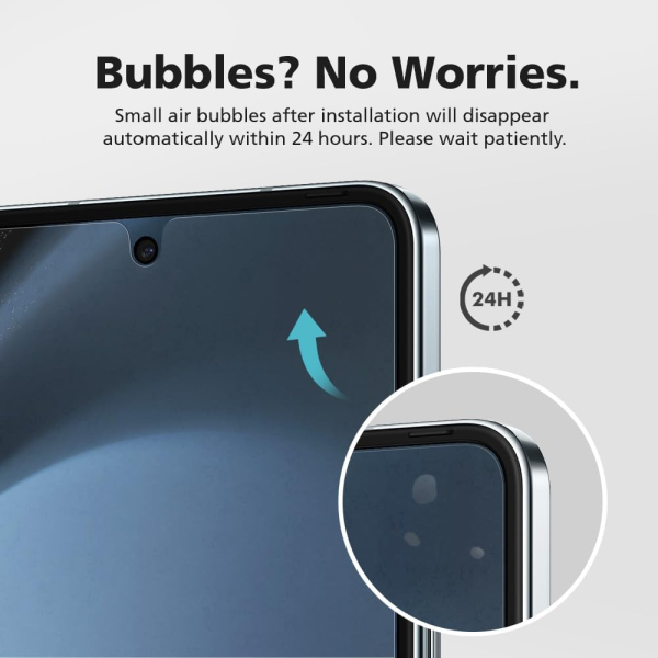 no trouble with bubbles