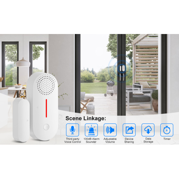 image of product with features on screen